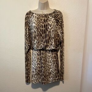 Michael Kors Tiger Print Dress SZ S
